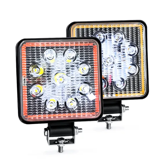 4 Inch 27W 12v-24v Waterproof LED Offroad Work Light Flood/Fog Lamp