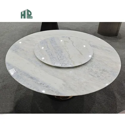 Customized Natural Stone Luxury Marble Dining Table