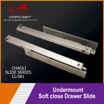 Undermount Soft Close Drawer Slide for Furniture Parts