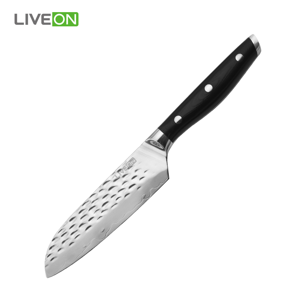 Coltello da 5 pollici in Giappone con Damasco Santoku