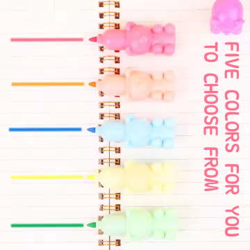Cute Transparent Acrylic Weibo Marker Pens for Wholesalers and Students