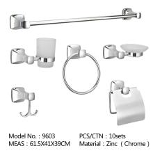 Accesorios de baño montados en la pared de baño de acero inoxidable 304 con bastidor individual Toallero