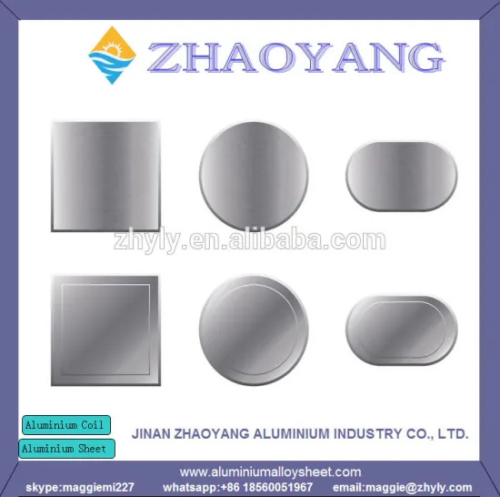 High quality stamping aluminum wafer for cosmetics shell with good price