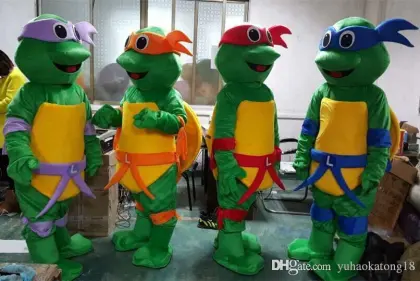 New Style Hand Made Teenage Mutant Ninja Turtle Mascot Costume High Quality Adult Size