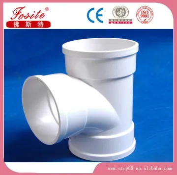 China 2015 good qulity PVC fittings 90 degree TEE for drainage