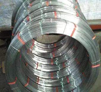 Economic high carbon oval galvanized wire