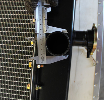 Hydraulic Oil Radiator 4190000558 for SDLG LG936 Wheel Loader Spare Parts, New Copper Radiator With Protective Ring