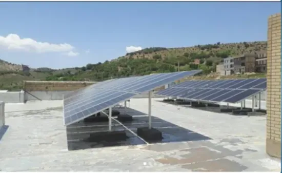 Solar Flat Roof Racking System PV Mounting Bracket