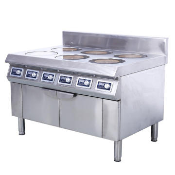 Electric Induction Cooker Stove with 6 Burners for Restaurant Kitchens