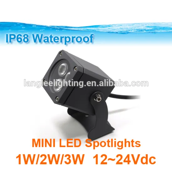 Mini Floodlight 3W LED Light Buried Floor Ground Garden Yard Light 12-24VDC
