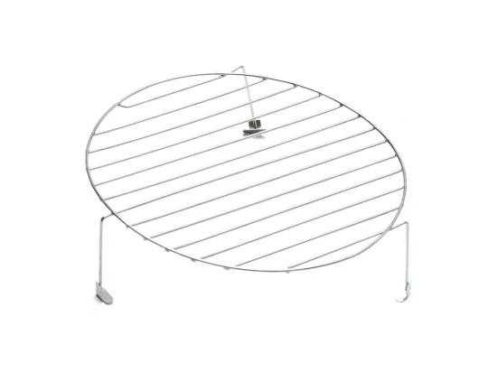 Round Grill Mesh Grid Flat Top With Feet