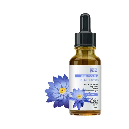 Aromatherapy Blue Lotus Essential Oils Pure Blue Lotus Oil For Perfume Body Massage