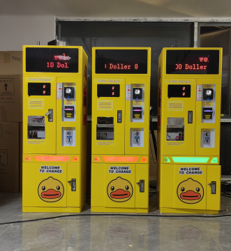 High-Quality Coin Exchange Machine for Arcade Game Centers with Credit Card Support