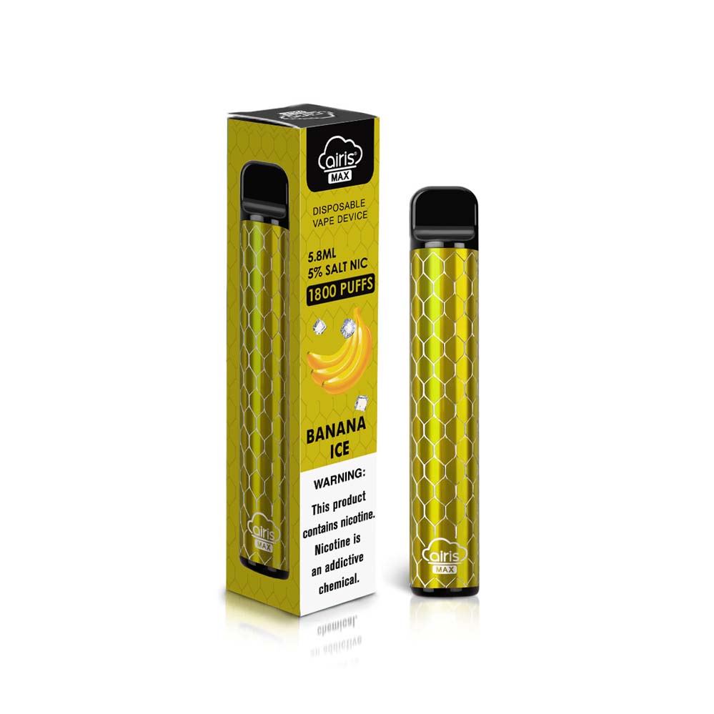 Caneta Vape descartável Airis Max 1800puffs de alta qualidade