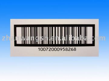 Printed Barcode Labels