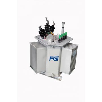 Three-dimensional Oil Type Power Transformer