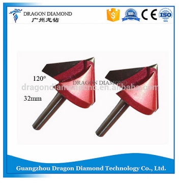 GZ Factory CNC Χαρακτική 3D Bits Router 120 βαθμός 6mm x 32mm V Groove Acrylic PVC MDF