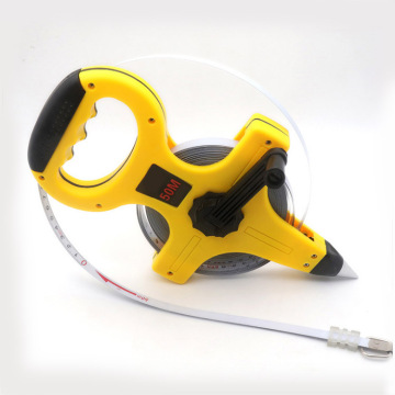 PVC Fiberglass Tape Measure 30m 50m 100m Engineering Construction Measuring Tape
