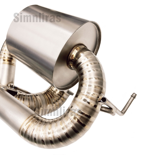 Titanium wydechowy układ wydechowy 2.75 "Quad Tip 15 funtów dla Acura NSX 2017-2022