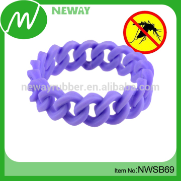 Good Effective Silicone Mosquito Repellent Bracelet with Natural Essential Oil