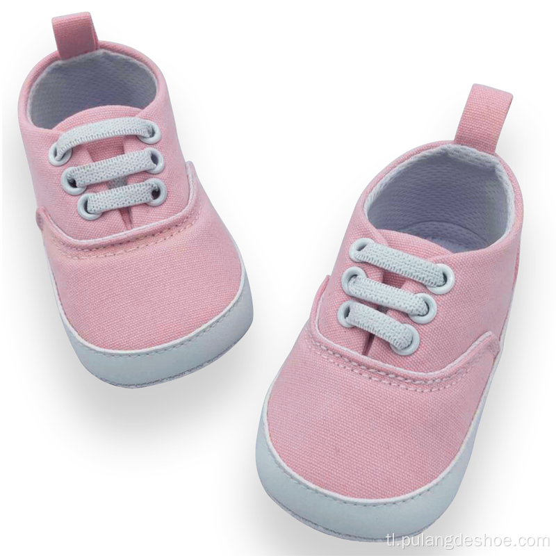 Baby Girls Infant Canvas Shoes.