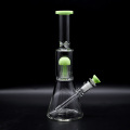 Green filtered Glass Beaker Bong