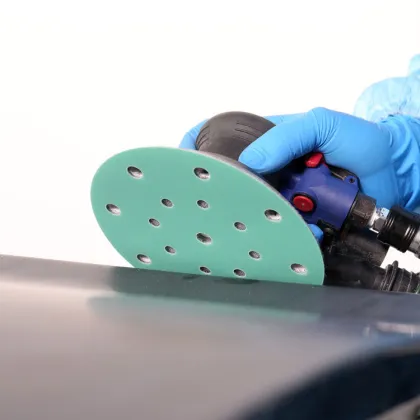 Finishing car green sand film