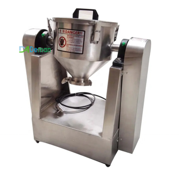 Stainless Steel Small Drum Dry Powder Mixer Blender for Coffee Milk Spice Powders