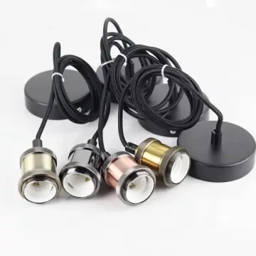 E26 E27 Socket Lamp Base Retro Vintage Ceiling Pendant Light