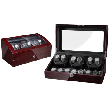Winder đồng hồ tự động sáu chiều với 7 không gian lưu trữ bổ sung: Tổ chức sang trọng cho bộ sưu tập đồng hồ của bạn