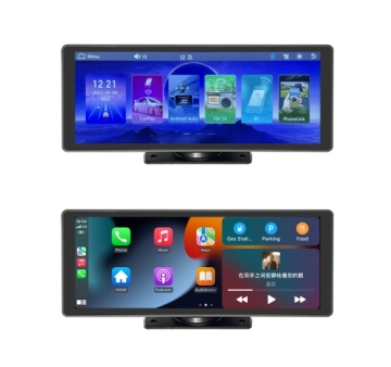 10,26 ιντσών οθόνη IPS Wireless Carplay Monitor με Android Auto, οθόνη αφής, WiFi, FM, BT 5.0, κάμερα οπισθοπορείας και AUX