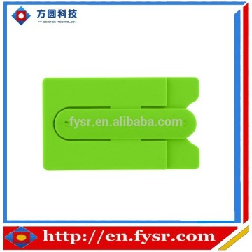 Phone gadget silicon slap kickstand wallet