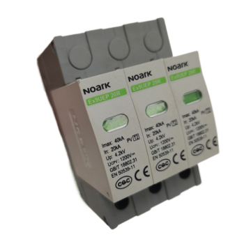 NOARK PV Surge Protection DC SPD for 1000V, 1200V, 1500V 3P Solar Arrester Photovoltaic Systems