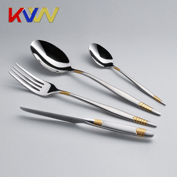 2020 Heißverkaufs Edelstahl -Abendessen - Löffel, Gabel, Messer