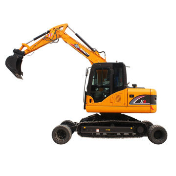 Xiniu patent wheel crawler excavator X9