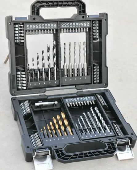 104 PCS COMBINATION DRILLS SET(SCREWDRIVER BITS/H.S.S. TWIST DRILLS SET)