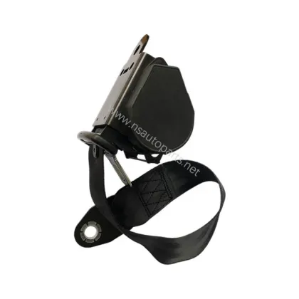 Universal Car Bus Single Seat Black 3 Point Automatic Shrinkage Seat Belt