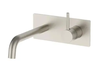 Wall Mounted Bathtub Faucet High Flow Rate Spout