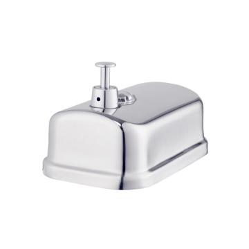 Distribuidor manual de sabonete líquido branco de grande capacidade 1L para cozinha de banheiro de hotel público