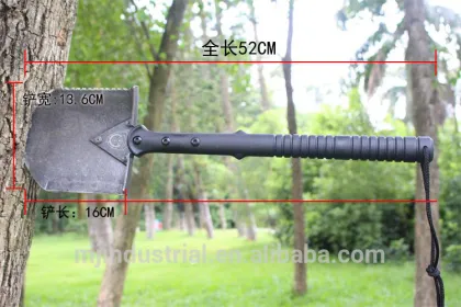 Multifunctional garden spade ,camping spade,multi tool shovel