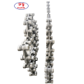 Precision cast link chain in heat treatment furnace