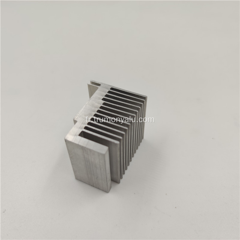 Profil d&#39;extrusion d&#39;échange thermique de radiateur en aluminium