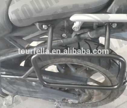 Pannier system 41L ( Remus Exhaust ) for Triumph ,Black