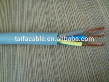 China manufacture CCA flexible RVV Cable 3*2.5mm RVV cable