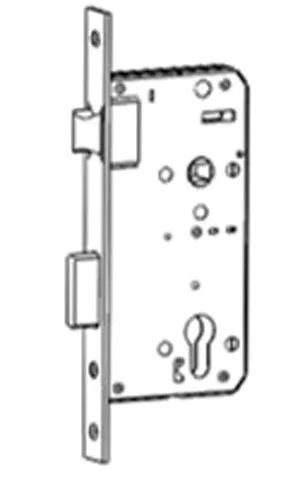 Immediate egress mortise lock