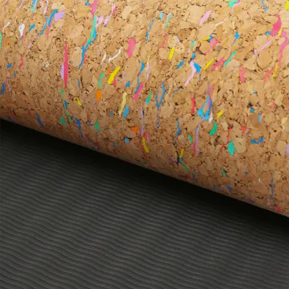 Natural Rubber Cork Yoga Mat Anti Slip Customized