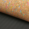 Φυσικό καουτσούκ Cork Yoga Mat Anti Slip προσαρμοσμένο