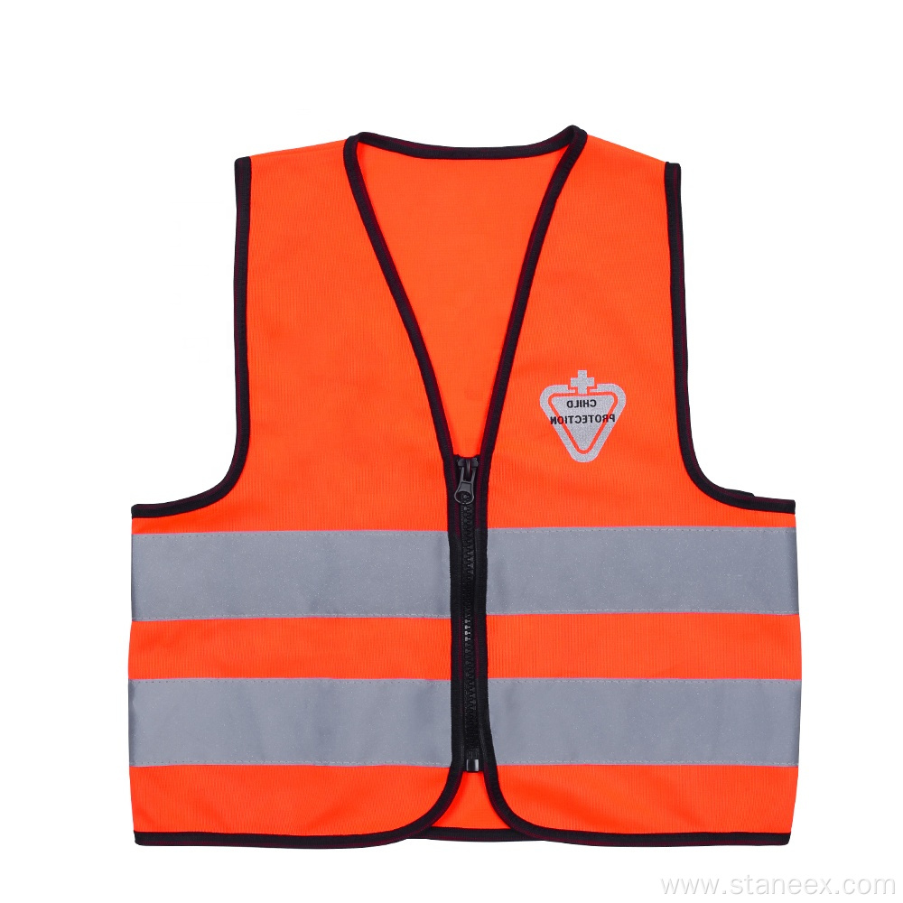 Breathable Mesh Ansi Class 2 Safety Children Vest