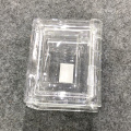 Caja de mantequilla de cristal de patrón de libro hecho a mano