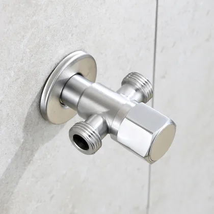 American Stop Cock Toilet Double Way Faucet Angle Valve